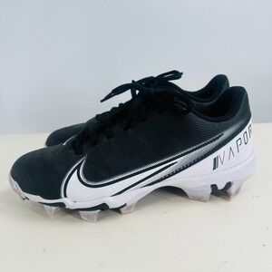 Nike Vapor Edge Shark Fastflex Football Cleats Black White Size US 5Y